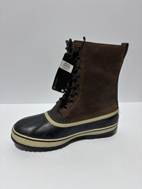 Sorel Men’s 1964 Leather Waterproof Winter Boots, Size 10.5 M